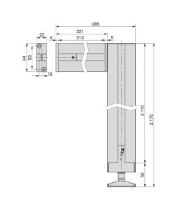 Emuca Kit Struttura Modulare Zero Con 2 Profili