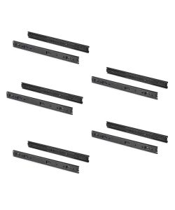 Emuca Guide A Sfera Per Cassetti H45X500 Mm Nero