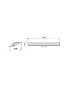 Emuca Faretto Led Per Specchio Aries (Ac 230V 50Hz)