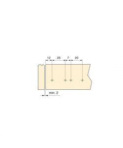 Emuca Chiudiporta Push Lite Ammortizzata, 80 Mm