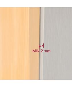 Emuca Chiudiporta Push Lite Ammortizzata, 80 Mm
