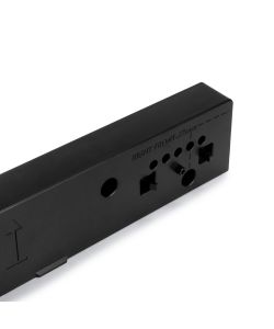 Emuca Set Distanziali Laterali Telaio Hack - Plastica Nera - 4 Pezzi