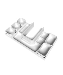 Set Organizer Bss ProClick Set Organizer Per Unità BSS - Confezione Da 2 Pezzi Contenitori Scrivania - 6