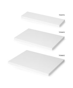 Emuca Piani d'appoggio tavoli o scaffali Verniciato bianco 1.150 x 750 mm