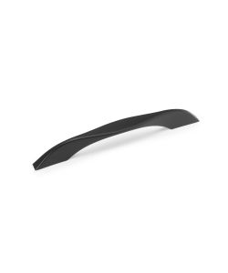 Emuca Maniglia per mobili Varna, L 181 mm, interasse 160 mm, Verniciato nero, Zamato
