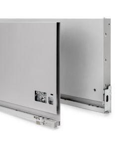Emuca Cassetto esterno Vertex 3D 60 kg altezza 242 mm, profondit 500 mm, Verniciato alluminio, Acciaio 1 UN