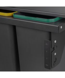 Emuca Recycle, Contenitore per la raccolta differenziata 2x24lt