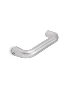 Emuca Maniglie per serrature di porte da interno in vetro, Modello U, alluminio, anodizzato opaco 1 SET
