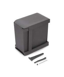 Emuca Pattumiere per raccolta differenziata per cucina, 3 x 10L