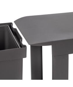 Emuca Pattumiere per raccolta differenziata per cucina, 3 x 10L