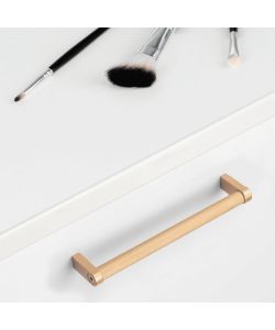 Set 5 maniglie per mobili alluminio verniciato oro L173mm