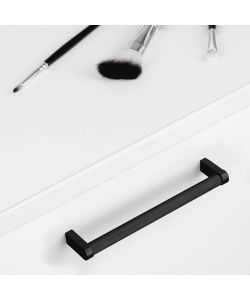 Set 5 maniglie per mobili alluminio nero L173mm interasse 160mm