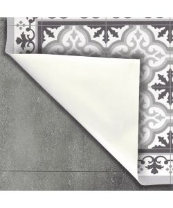 STOR PLANET Tappeto vinilico grigio 80x140 cm antiscivolo moderno