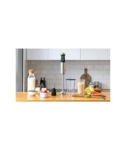 Cecotec Frullatore Immersione 1200W Inox Black con Accessori Anti-Schizzi