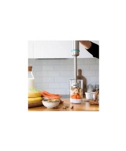 Cecotec Frullatore Immersione 1200W Inox Black con Accessori Anti-Schizzi
