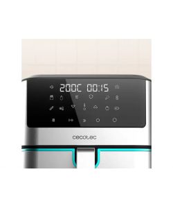 Cecotec Friggitrice ad Aria 1800W 8 Litri Inox Nero Design Compatto