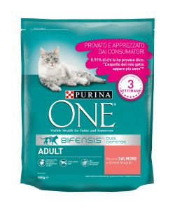 Purina One Gatto Adulto Salmone e Cereali 800 gr