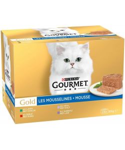 Purina Gourmet Gold Mousse Multipack 24 x 85 g Alimento per gatti
