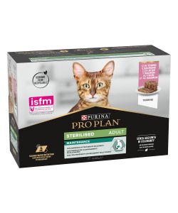 Purina Pro Plan per Gatto Adulto Sterilizzato Terrine Tonno e Salmone 12x85g