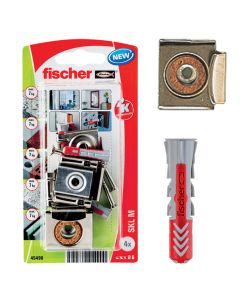 Fischer Fissaggio specchi SKL-M K con tasselli duopower (4 Pz.)