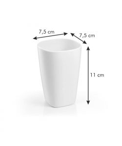 Tescoma Bicchiere Bagno - Bianco - 7,5x11 cm