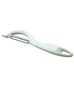 2 Pelapatate In Acciaio Inox A Forma Di Y E Dritto | Impugnatura Ergonomica Nera, Lama Affilata, Con Levapatate