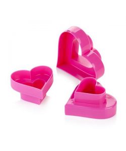 Taglia Biscotti Cuore Pz 3 Delicia Tescoma