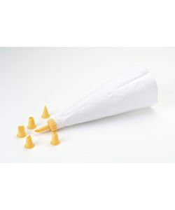 Tescoma Sac a Poche 35 cm con 6 Beccucci Decoratori Bianco Delicia