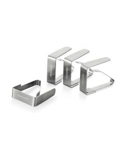 Clip fermatovaglia in acciaio 4 pz presto Tescoma