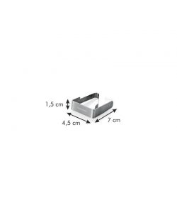 Clip fermatovaglia in acciaio 4 pz presto Tescoma