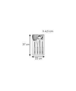 Tescoma Portautensili Cucina Plastica Bianco 37x22 cm Organizzatore Cassetto