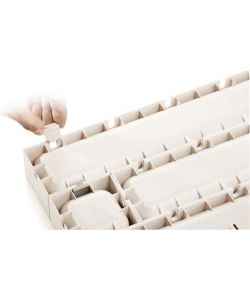 Tescoma Portautensili Cucina Plastica Bianco 37x22 cm Organizzatore Cassetto