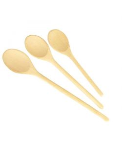 Set 3 Cucchiai Ovali Woody