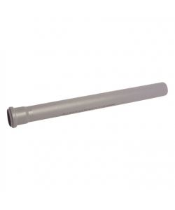 Tubo scarico polipropilene 110 mm x L 200 cm grigio con guarnizione