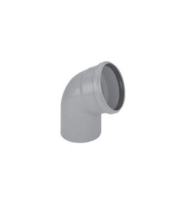 Idro-Bric Gomito HTB 110 mm 45� Grigio per Drenaggio Acque Reflue