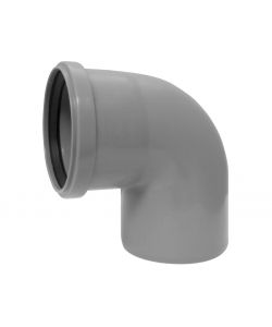 Curva HTB DN 110 87° - Raccordo per scarico acque reflue - Polipropilene
