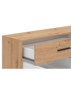 Madia Tripla Anta in Rovere e Bianco - Stile Minimal e Pratica