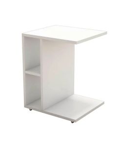 Tavolino da divano Newceylin porta computer vani a giorno bianco