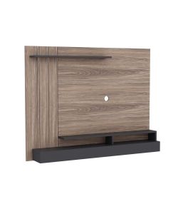 Parete Porta TV Lawrance 157 color Noce Antracite 157x21x120 cm