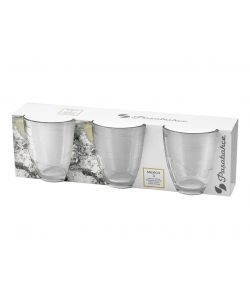 Set 3 Bicchieri Acqua in Vetro Trasparente - 260ml