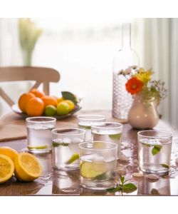 Kasa dello Stock Bicchieri Acqua Roma - Vetro Trasparente - 360 ml