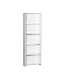 559 Libreria a giorno bassa 90x44xH.80 cm struttura metallo bianca