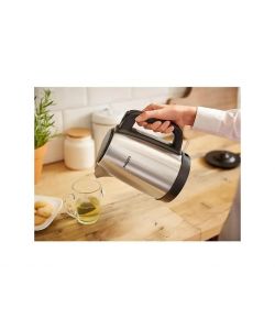 Philips Bollitore Elettrico Inox 1.7L 2200W Nero con Coperchio a Molla