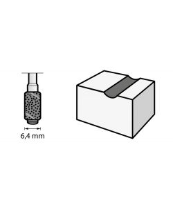 Dremel Nastro abrasivo 6,4 mm grana 60 (431)