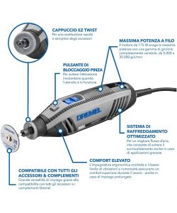 Dremel 4250 Multiutensile 175 W con valigetta da 35 accessori