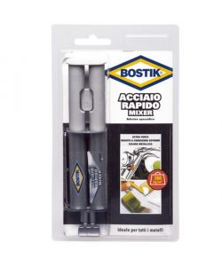 Adesivo Bicomponente Acciaio Rapido Mixer Ml 24 Bostik