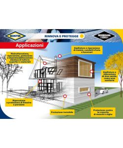 Bostik Membrana Liquida Rinnova e Protegge da Agenti Atmosferici 500ml