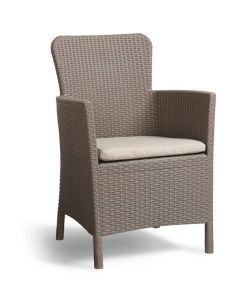 Keter Sedia da Esterni Miami Cappuccino 216833