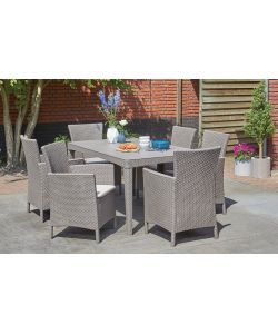 Keter Sedia da Giardino Iowa - Effetto Rattan Cappuccino - 62x60x80