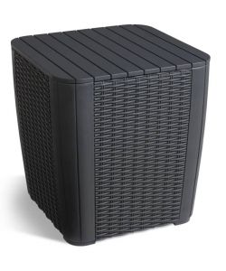 Keter Tavolino da Giardino Luzon in Vimini Arrotondato Graffite